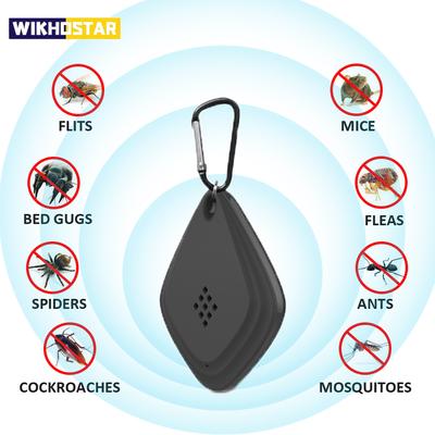 Elektronischer Mückenvertreiber, Ultraschall-Mückenvernichter, sicher für Kinder und Haustiere, tragbar, für Schädlinge, Insekten, Fliegen und Mäuse, für den Sommer, Camping, Wandern, Küche