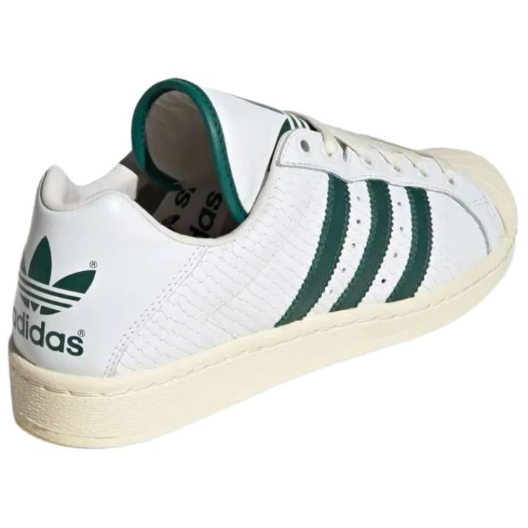 Adidas Originals Ultrastar Skateboard Shoes Unisex White Green KJ4359