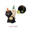 2025 Trendiges Halloween Japanische Katze Harzornament - DIY Cartoon Schreibtischdekoration