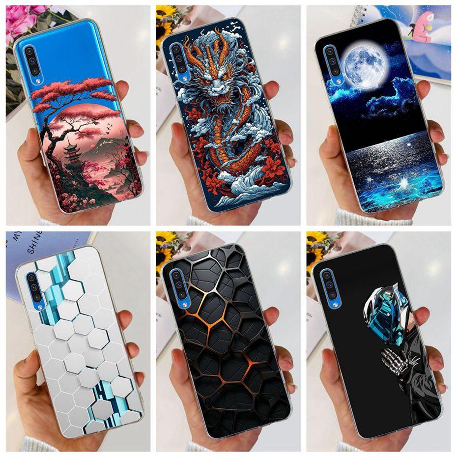 Fashion Painted Case For Samsung Galaxy A50 A50S A30S Soft Silicone TPU Back Cover For Samsung A30S A 50 50S Phone Cases