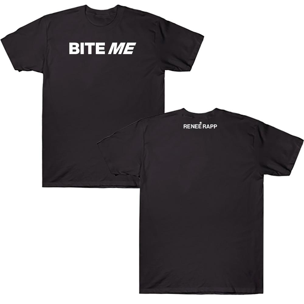 Reneé Rapp Singer Album Print Tshirts Bite Me T-shirt Cotton Soft Unisex Streetwear Short Sleeve O-neck Women T Shirt Loose Tees