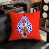 YYayoi Art KKusama Pillow Case Square DoubleSided Printing Short Plush Sofa Cushion Cover Bedroom Bedside Pillow
