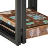 Nightstand 30 X 30 X 40 Cm Solid Upcycled Wood