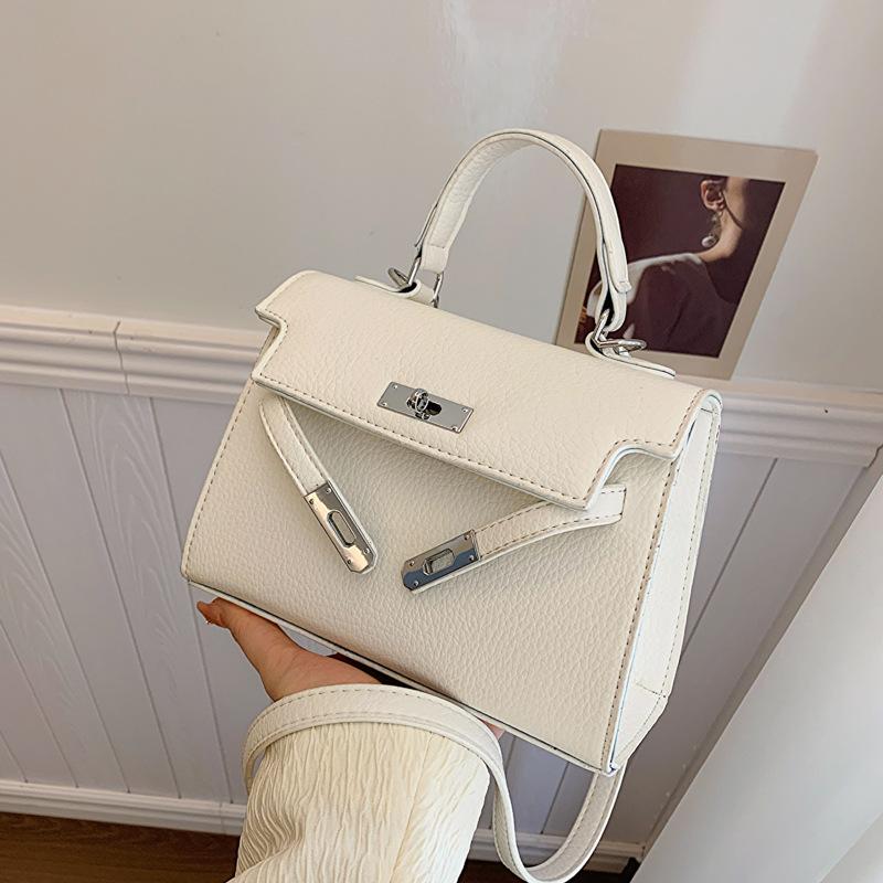 Håndveske Dame Mote En Skulder Crossbody Liten Firkantet Veske