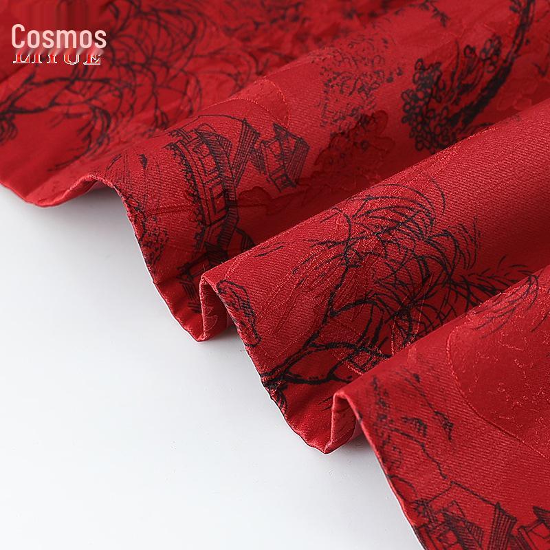 Autumn Wool Coat for Middle-aged and Elderly Women with Turn-down Collar