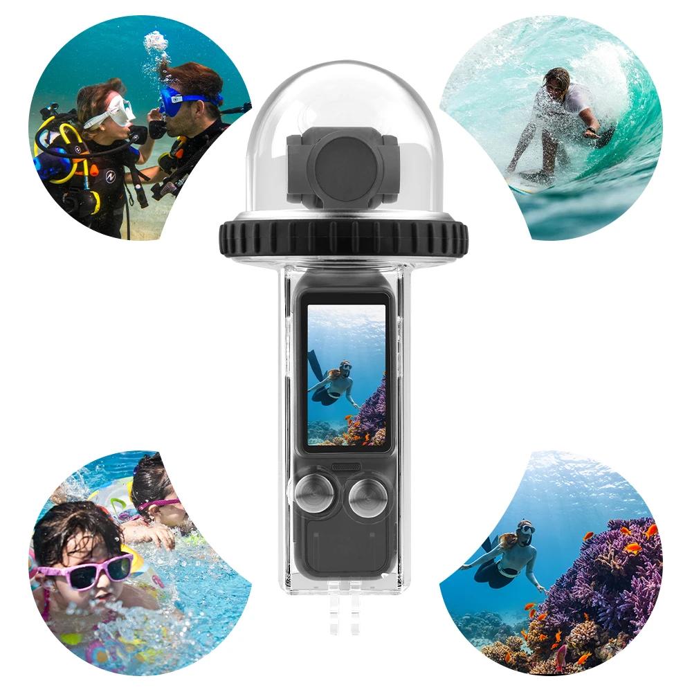 BRDRC 40M Waterproof Case For DJI Osmo Pocket 3 Camera Underwater Diving Housing Cover Protective Shell Surf Accessories