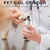 Electric Dog Nail Grinder with 2 LED Lights Dog Nail Trimmer Cat Nail Grinder Suitable for Small Middle Large Dogs and Cats