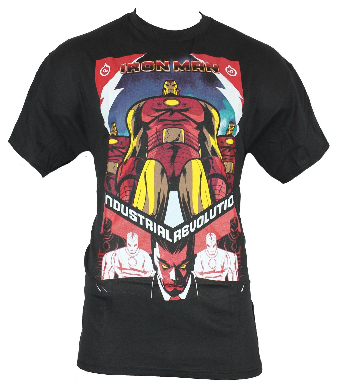 Iron Man Marvel Adult New T-shirt Industrial Revolution Propaganda Poster XXXL