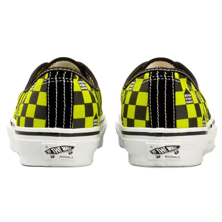 Vans Dsm X Authentic Vault Fluro Rebellion Og Lx Zapatillas de Skate de Caña Baja de Lona Unisex Amarillo Negro VN0A4BV95B4