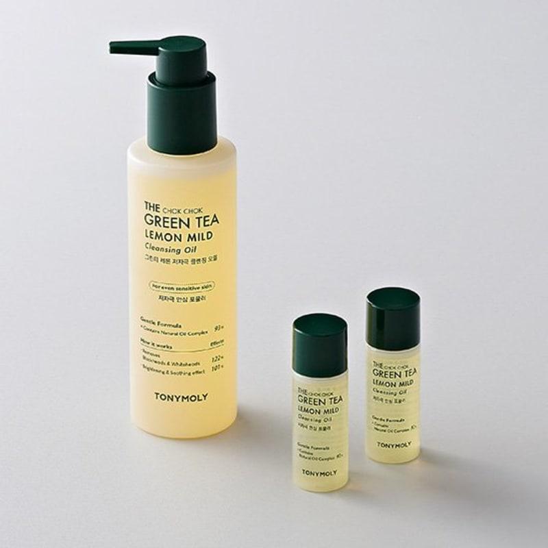 

[Tony Moly] The Chok Chok Зеленый чай Лимон Низкораздражающее Очищающее масло 200 мл (+20млx2 бесплатно)