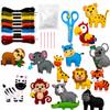 DIY Sewing Kit for Kids 14 Felt Animals with Accessories