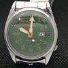 POUŽITÉ VINTAGE SEIKO 5 AUTOMATIC 6309A JAPONSKO PÁNSKÉ ZELENÉ HODINKY 621b-a413553-2 SKU621b-a413553