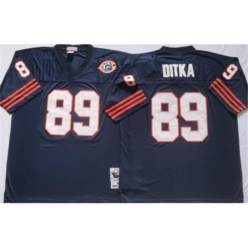 Chicago Bears Retro NFL Football Jersey Men Women Cotton Embroidered Sports Fan Apparel