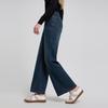 Shetu High-Waist Flared Plush Denim Pants