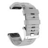 Watch Band for Garmin Forerunner 965/955/945/935 Soft Silicone Strap Bracelet with Silver Buckle