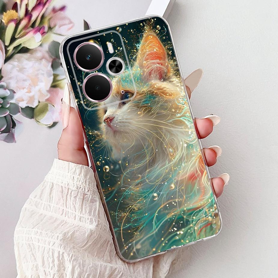 For Realme 14 5G Case RMX5075 Stylish Butterfly Painted Cover Silicone Case For Realme 14X 14 Realme14 T 14T 5G Soft Fundas Bags