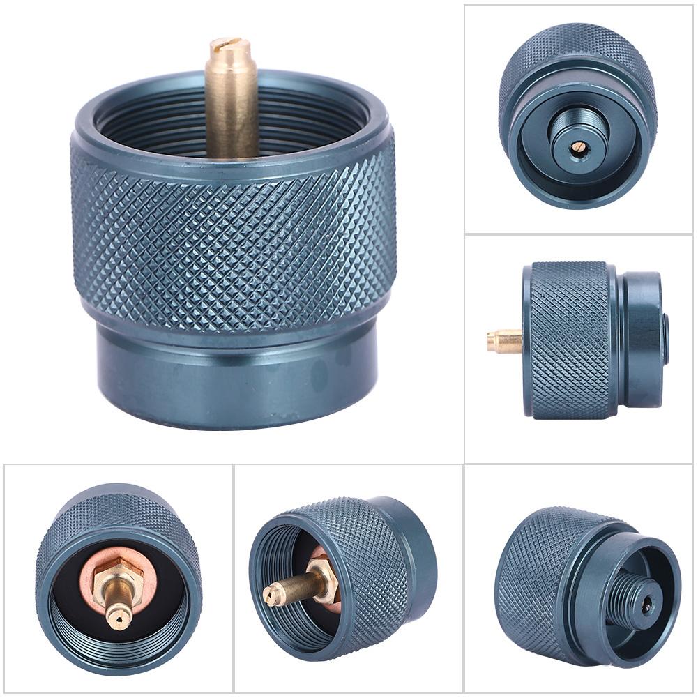 Camping Stove Adapter, Hiking Camp Gas Converter Charging Adapter for Outdoor Backpack
