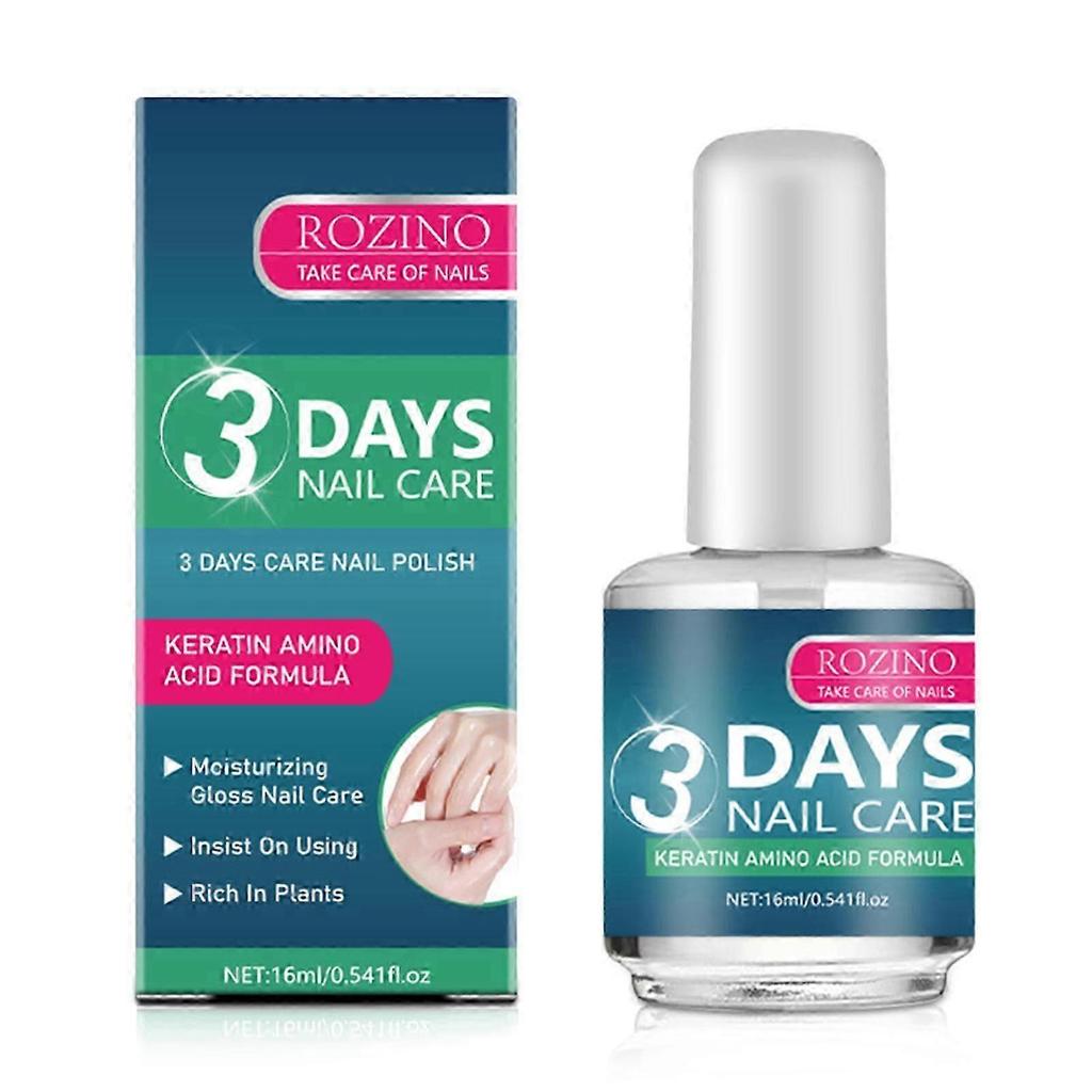 Keratin 3 Day Nail Growth Treatment, Keratin Amino Acid Nail Serum for Strengthener & Healthier Nails