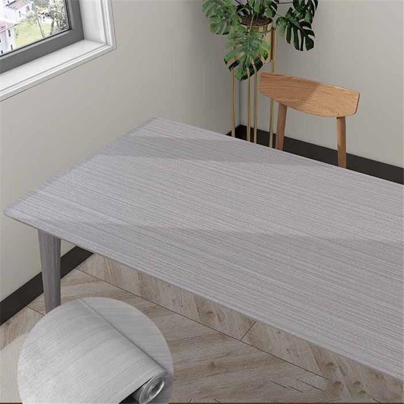 Wood Grain Self-Adhesive Film Waterproof Vinyl Wrap Furniture Renovation Home Decor Cabinets Wardrobes Tables Makeovers