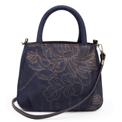 Shoulder Bag for Crossbody Made In Japanese Persimmon Tannin Tote Birthday [creareki] Women, Bag, Lightweight, Japan, Style, Indigo, Dyed, Chintz,
