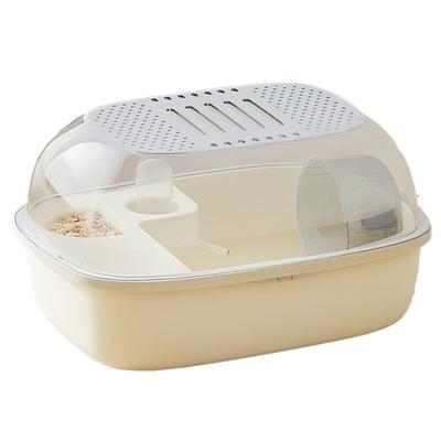 Convenient Large Space Hamster Cage Breathable Ventilation Small Animal Carrying Cage Easy Clean Sturdy Pet House