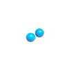 Raw Ore 8.0 Turquoise Stud Earrings Pure Simple Round Blue Earrings Unisex