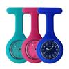 Luminous Silicone Nurse Pendant Watch with Color Dial for Hospital Use