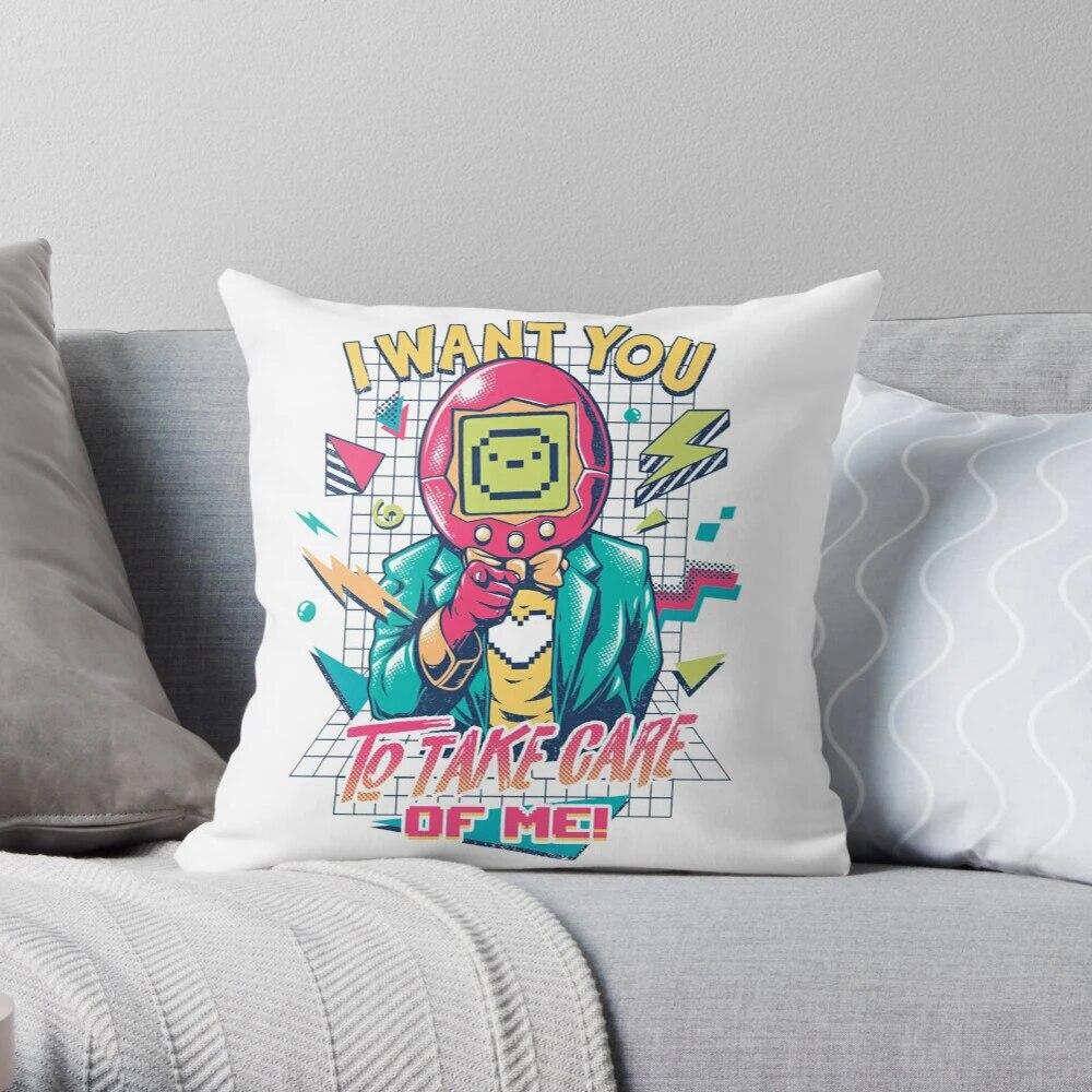 Bedroom Car Pillowcase Decoration Home Cushion Cover Cute Cartoon Pattern Living Room Sofa