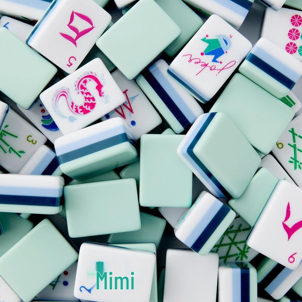 Acrylic Two-Tone American Mahjong Set -