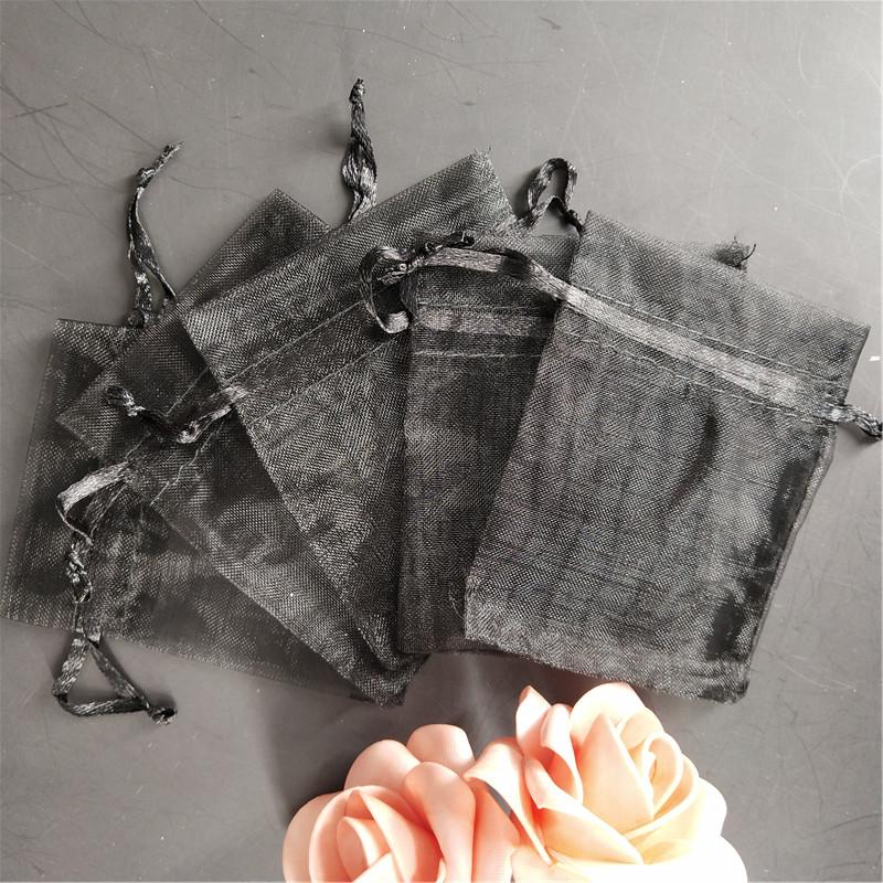 

25/50 шт./лот Белый мешочек из органзы на кулиске Маленькие мешочки Упаковочные пакеты для ювелирных изделий Рождественская Свадебная Упаковка Подарочные пакеты 6 размеров 6Z 10x15cm&25pcs