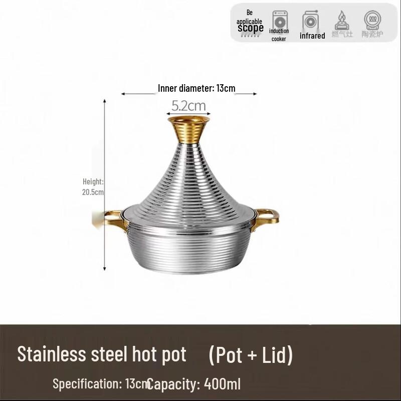 Zhishi Moroccan Tagine Pot