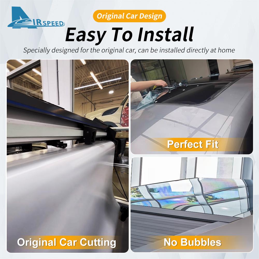 TPU Ice Armor Pre-Cut Sunroof Protection Film for Tesla Cybertruck 2025 2025-Up Car PPF Heat Insulation Anti Rusting Accessories