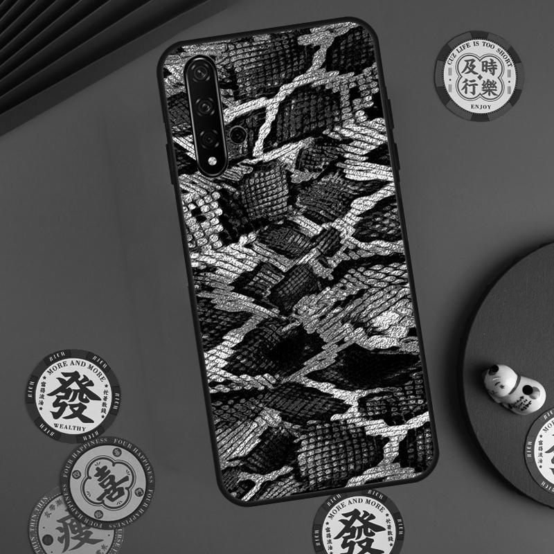 Schlangenhaut-Print Für Huawei Nova 12s 7i 8i 11i 12i Y73 Y70 Y90 Y60 Y72 Y61 Y91 9 10 SE P30 Pro P40 Lite Hülle