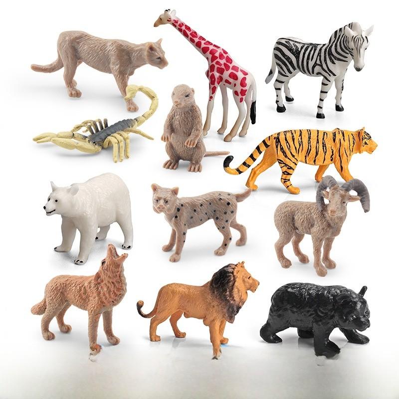 Wild Animal Pvc Figurine Set With Durable Material For Nature Enthusiasts And Collectors
