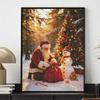 Christmas Diamond Painting Kit Santa Claus Snowman Tree Handmade Home Entertainment Decorative Painting