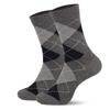 Men's Spring and Autumn New Thick Business Diamond Grid Commuting Office Socks