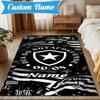 Custom Name Botafogo Emblem Pride Rug Game Carpet, Floor Mat for Bedroom Living Room Entryway Rug, Home Decor Idea Gift for Christmas birthday