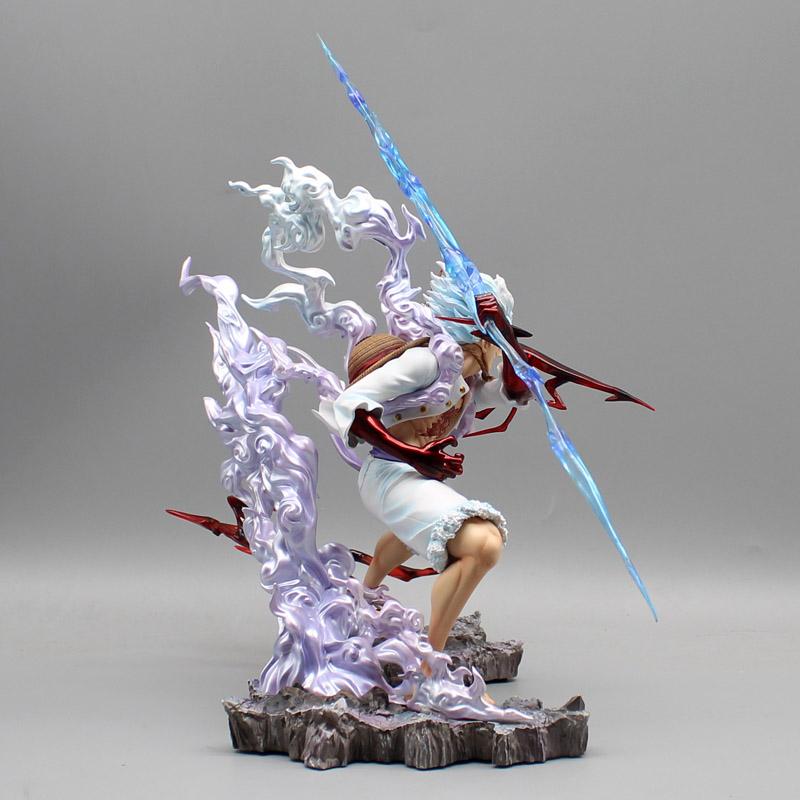 One Piece Figure Sun God Gear 5 Nika Luffy Action Figures 26cm Collection Decoration GK Thunderbolt Monkey D Luffy Model PVC Toy