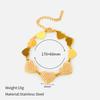 European and American fashion high-end sense multi-element inlaid pearl bracelet niche design butterfly love stainless steel jewelry
