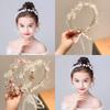 Blumen Diademe Blumenkranz Feenkrone Elegante Mädchenkrone Stirnband Kinder Kopfschmuck