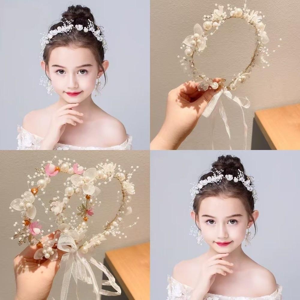 Tiarine Floreali Ghirlanda di Fiori Corona da Fata Fascia Corona Elegante per Ragazze Copricapo per Bambini