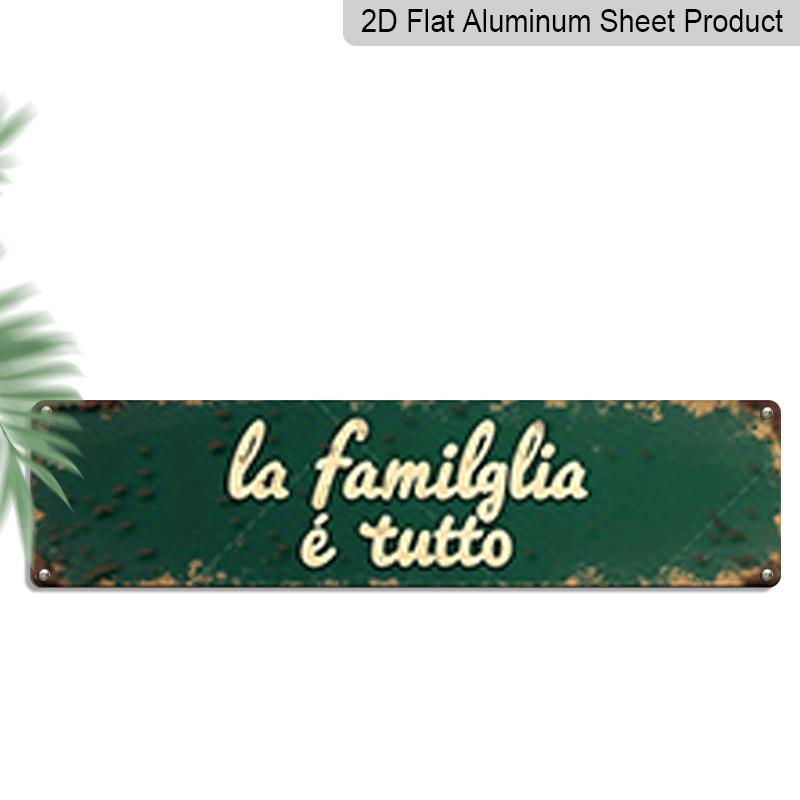 

15.7×3.94inch Family Is Everything Vintage Aluminum Sign/decorative Sign - Rustic Wall/Desk Decor Suitable for Porch, Outdoor Garden, Bar 40cm x 10cm