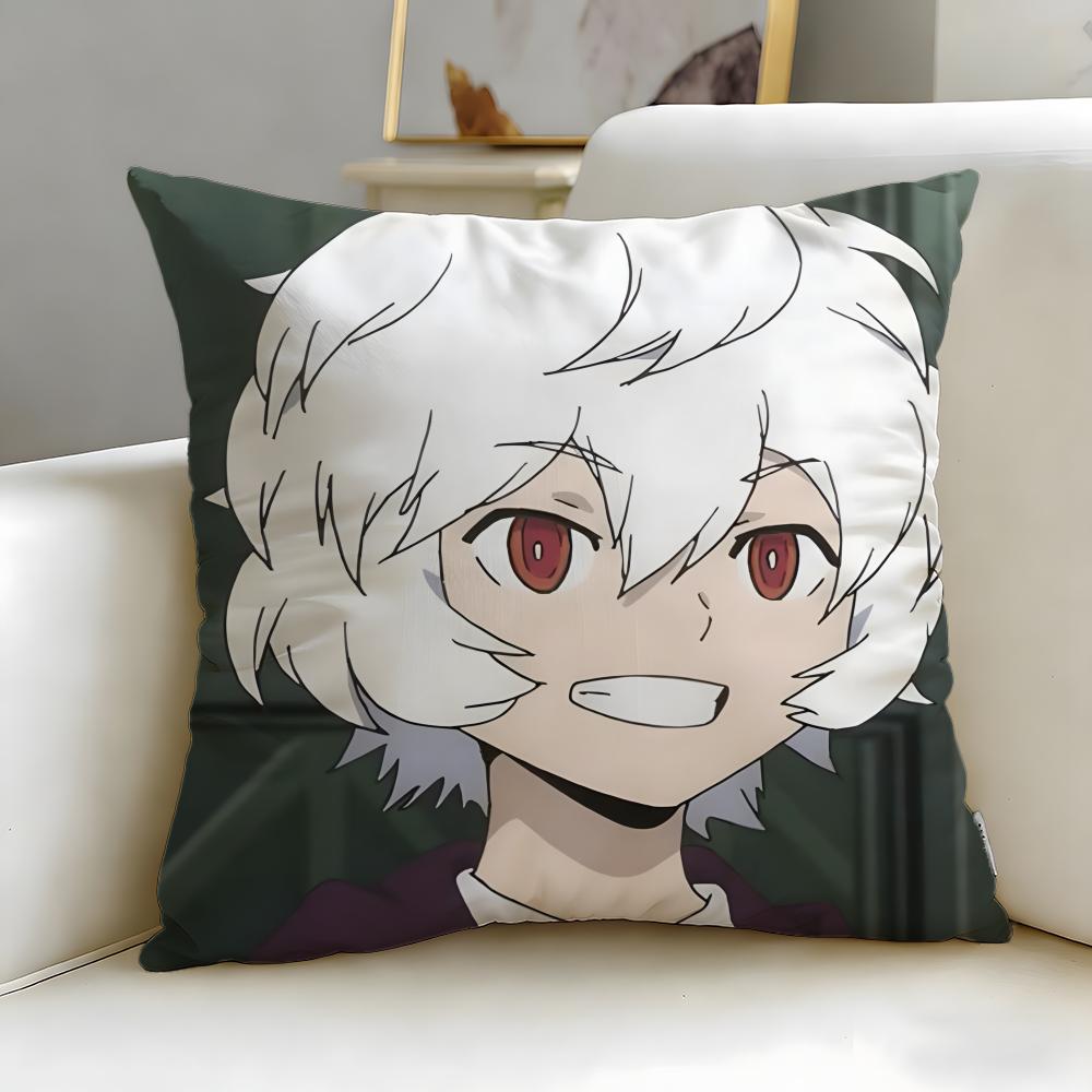 

аниме World Trigger Наволочка Мягкая Легко стирающаяся Подушка Универсальная для Дивана Кровати Путешествий и Офиса 30X30cm