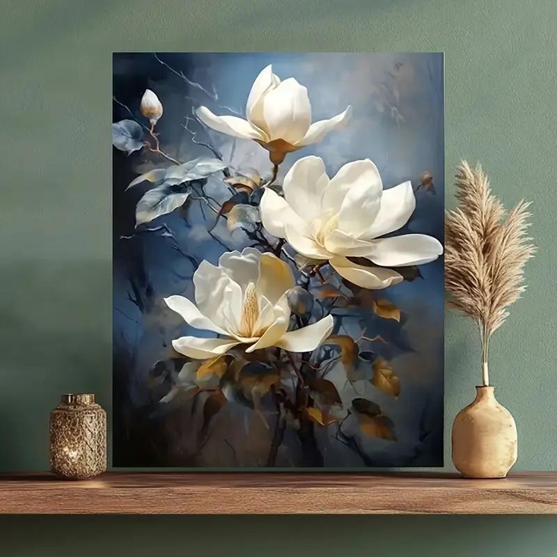 Elegant Magnolia, Bringing People a Good Mood, Wall Decoration, a Particularly Beautiful Gift. 21X30CMNo Framed
