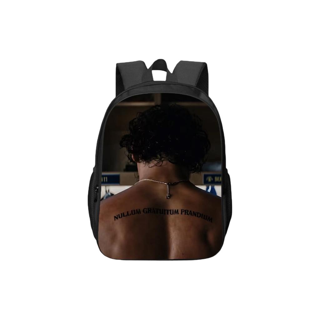 Youth Trendy Backpack Large Capacity Double Layer School Bag Casual Student Backpack Durable Material Lightweight Design
