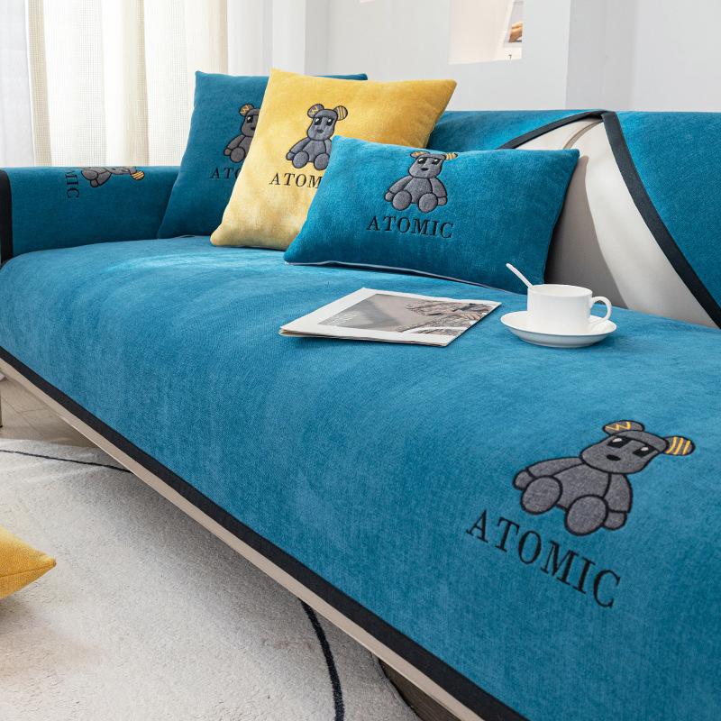 1 buc Husă de canapea anti-murdară, anti-alunecare, pernă de covoraș pentru câini, all-inclusive, detașabilă, cu mai multe dimensiuni, prosop de canapea de colț Prosop de canapea secțională