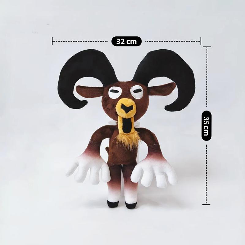 TreasuringU  New 99 Night In Forest Plush Game Brown Stand Sit Elk Deer White Owl Stuffed Doll Kid Christmas Gifts