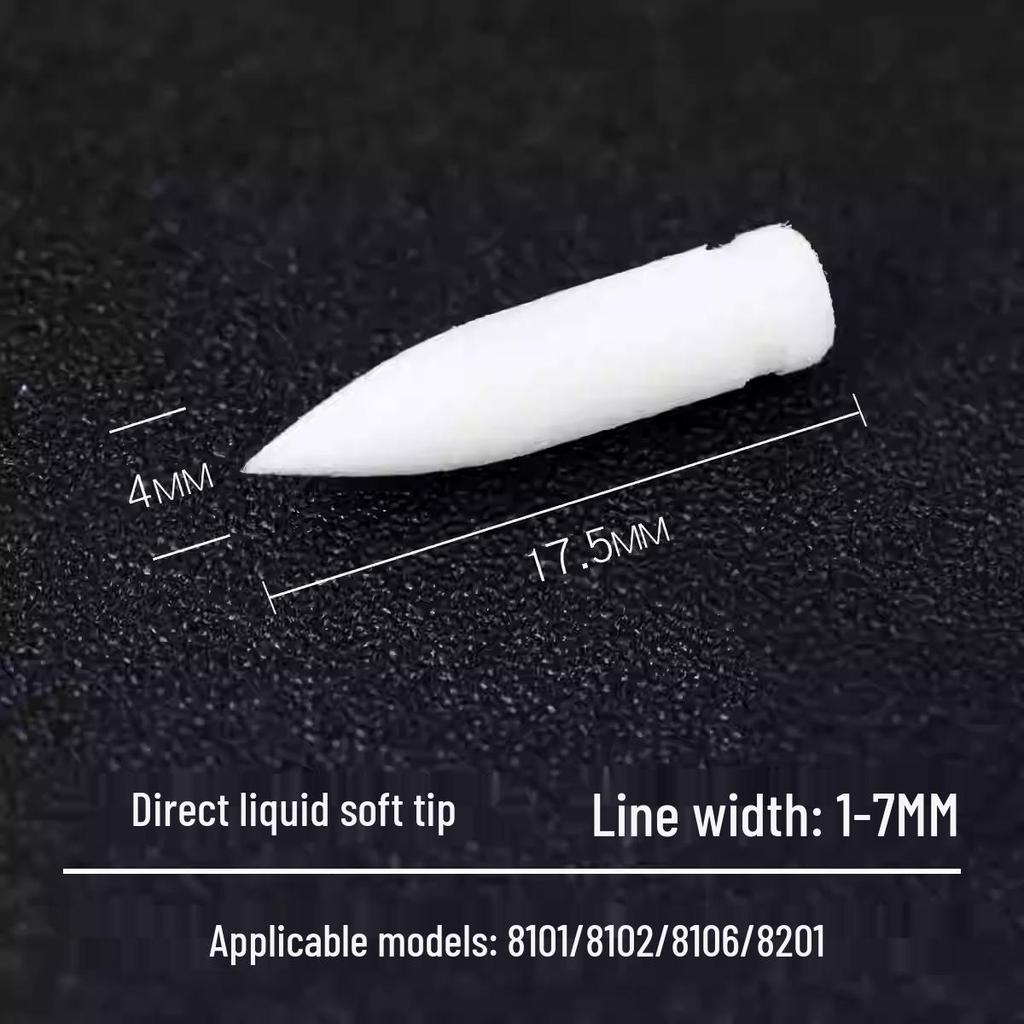 Guangna 8101 Liquid Soft Tip Acrylic Marker - 288 Colors for DIY Graffiti and Body Painting