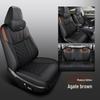 CLY Custom-Fit Full Leather Sports Seat Cover for Haval F7 - All-Season Cushion Pad