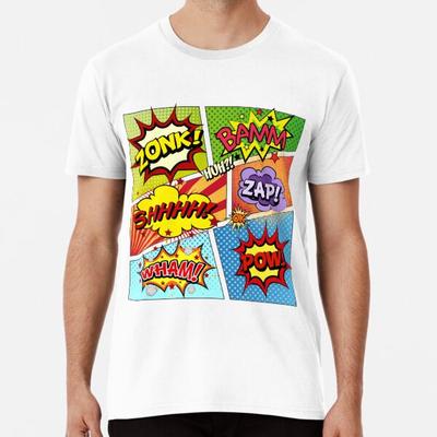 Colorful Comic Book Panels  S To 5XL Made In the AU/USA T-Shirt